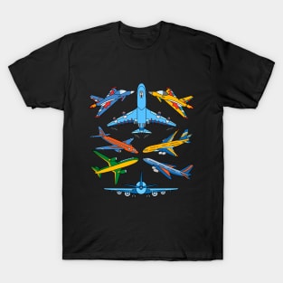 Airplanes for Men, Women and Kids T-Shirt